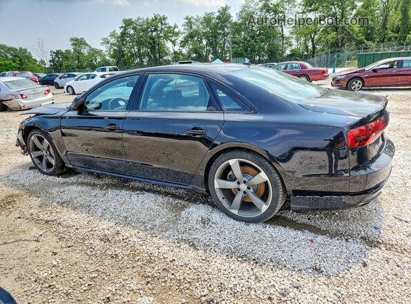 WAU43AFDXJN000128 2018 AUDI A8 Black Rear left