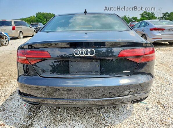 WAU43AFDXJN000128 2018 AUDI A8 Black Rear view