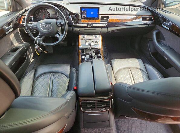WAU43AFDXJN000128 2018 AUDI A8 Black Dashboard view