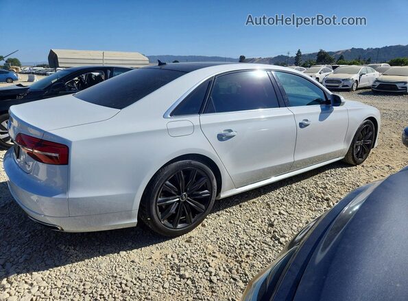 WAU44AFD4HN014839 2017 AUDI A8 White Rear right