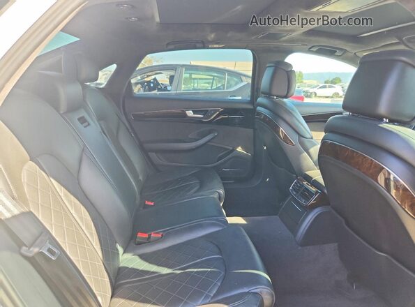 WAU44AFD4HN014839 2017 AUDI A8 White Rear seats view