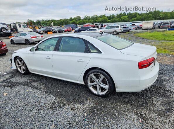 WAU44AFD4JN000820 2018 AUDI A8 Белый Задняя левая четверть