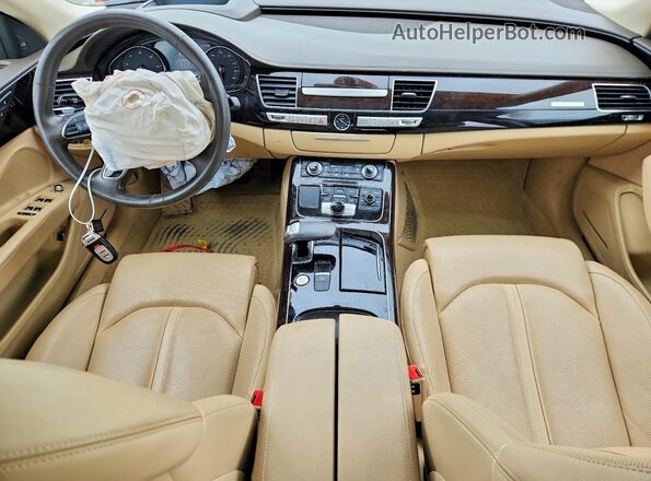 WAU44AFD4JN000820 2018 AUDI A8 Белый Вид панели приборов