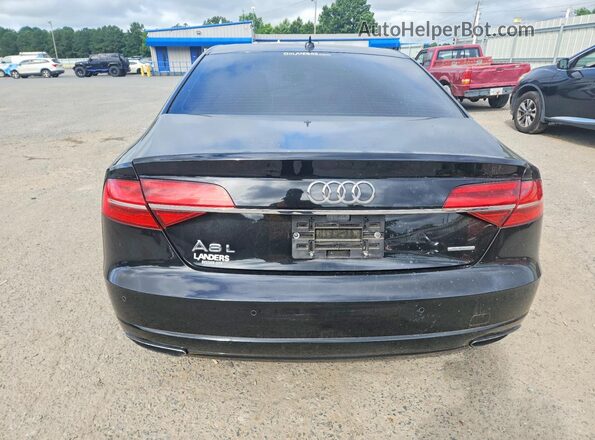 WAU44AFD6HN012767 2017 AUDI A8 Black Հետևի տեսք