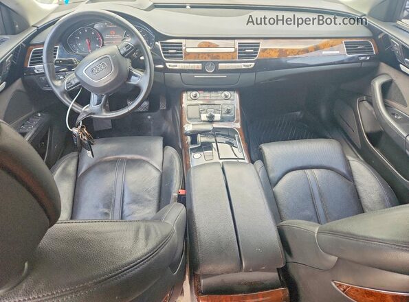 WAU44AFD6HN012767 2017 AUDI A8 Black Առջևի վահանակի տեսք