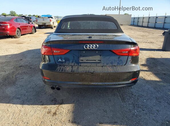WAU67LFF6G1025392 2016 AUDI A3 Black Вид ззаду