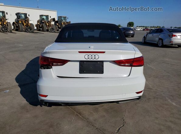WAU6ULFF8J1004141 2018 AUDI A3 White Вид ззаду