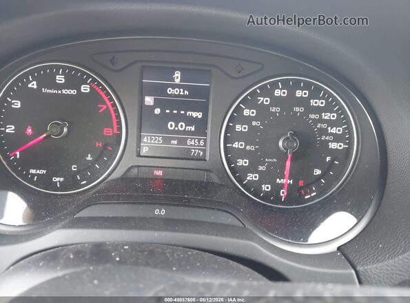 WAU78LFF3J1031384 2018 AUDI A3 White უკანა სავარძლების ხედი