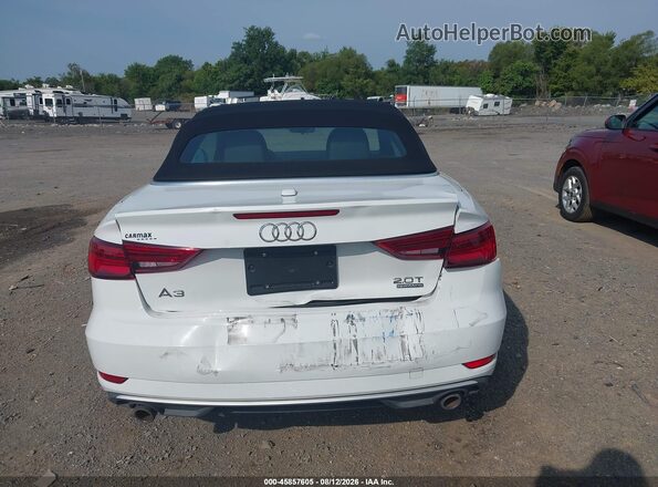 WAU78LFF3J1031384 2018 AUDI A3 White წინა ხედი