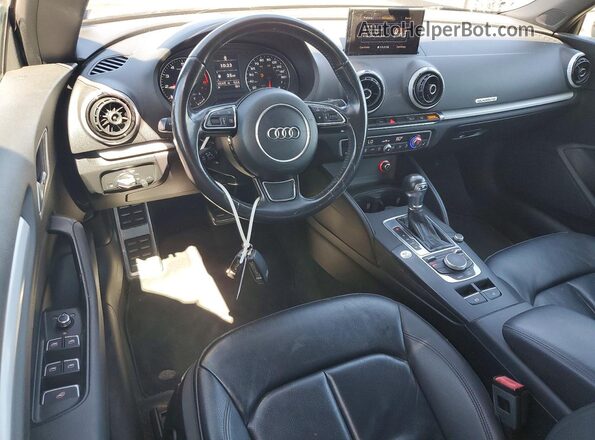 WAU78LFF5G1117093 2016 AUDI A3 Black Առջևի վահանակի տեսք