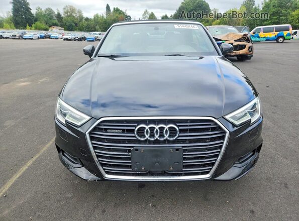 WAU78LFF8J1061495 2018 AUDI A3 Black Вид спереду