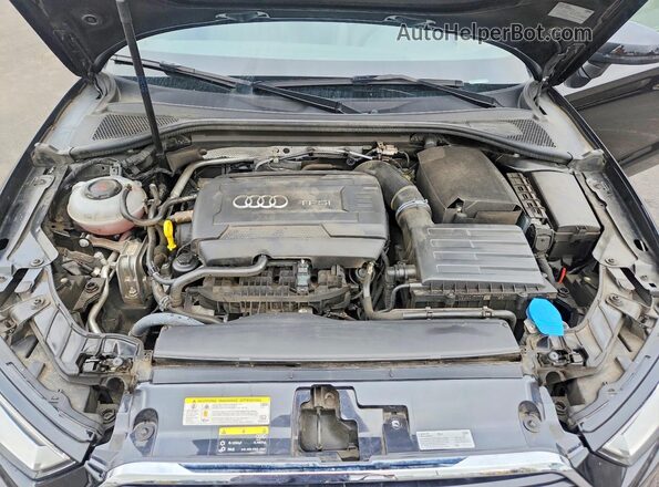 WAU78LFF8J1061495 2018 AUDI A3 Black Вид задньої частини салону