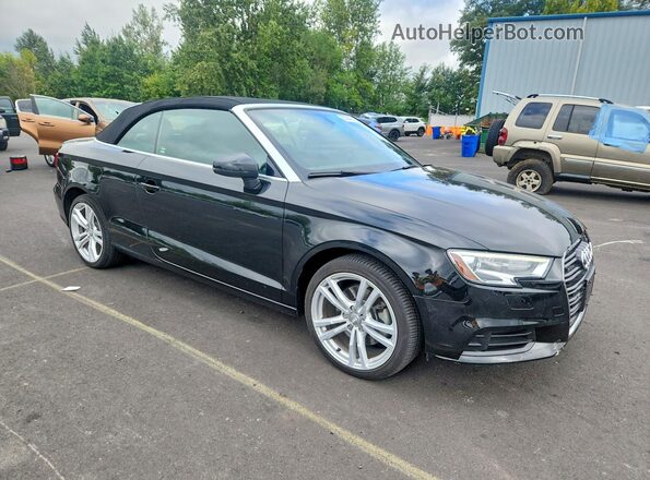 WAU78LFF8J1061495 2018 AUDI A3 Black Передня права чверть