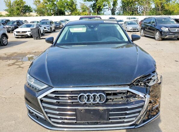 WAU8DAF83KN002791 2019 AUDI A8 Черный Вид спереди