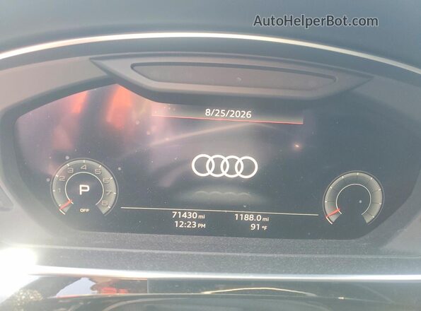 WAU8DAF83KN002791 2019 AUDI A8 Черный Вид щитка приборов