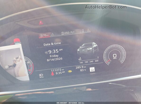 WAU8DAF89KN003301 2019 AUDI OTHER Black Vista de los asientos traseros
