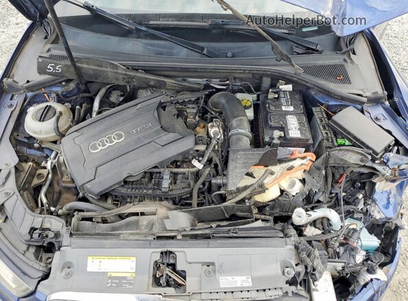 WAUA7GFF1G1035880 2016 AUDI A3 Синий Вид задней части салона