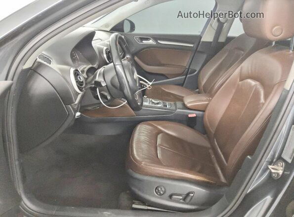 WAUA7GFF2G1117326 2016 AUDI A3 Gray Widok wnętrza z przodu