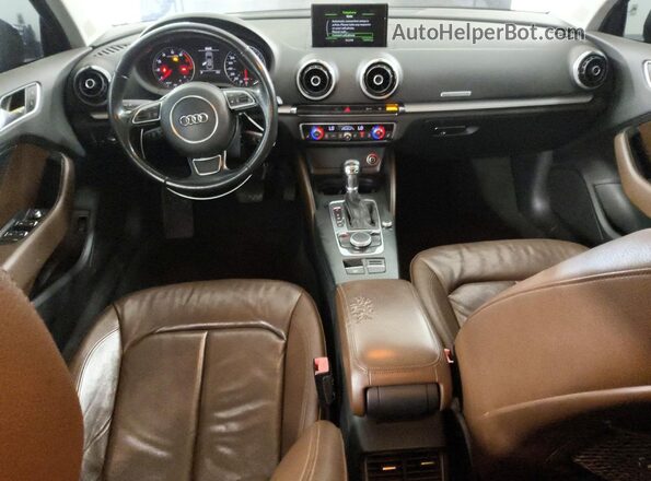 WAUA7GFF2G1117326 2016 AUDI A3 Gray Widok deski rozdzielczej