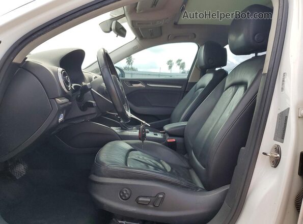WAUA7GFF4G1032536 2016 AUDI A3 Белый Вид салона спереди