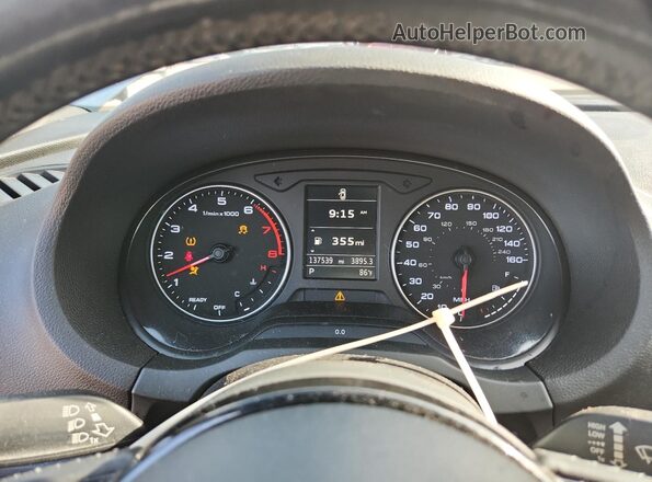 WAUA7GFF8G1118268 2016 AUDI A3 Серебряный Вид щитка приборов