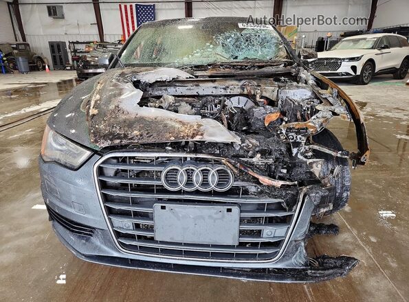 WAUA7HFF1G1050806 2016 AUDI A3 Gray Front view