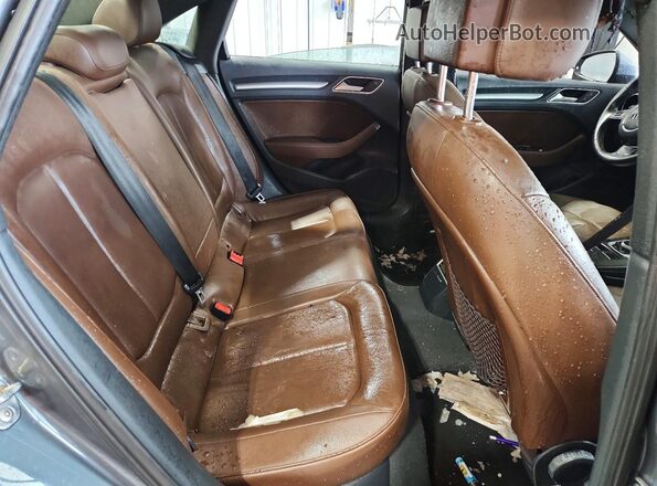 WAUA7HFF1G1050806 2016 AUDI A3 Gray Rear seats view