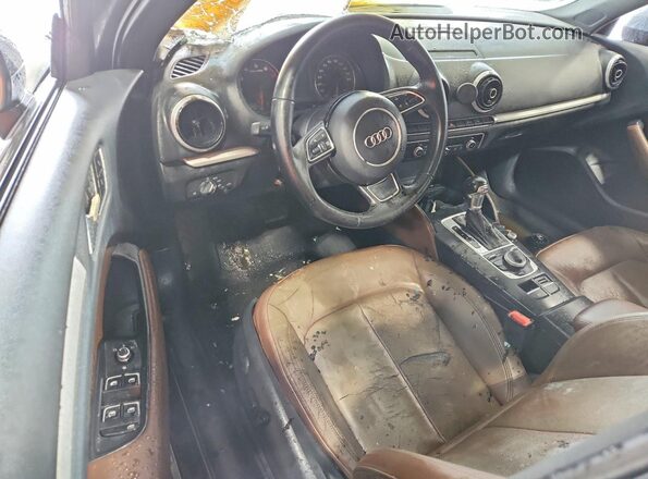 WAUA7HFF1G1050806 2016 AUDI A3 Gray Dashboard view