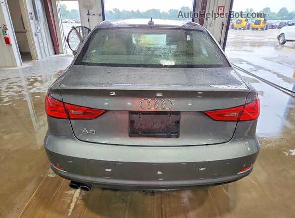 WAUA7HFF1G1050806 2016 AUDI A3 Gray Rear view