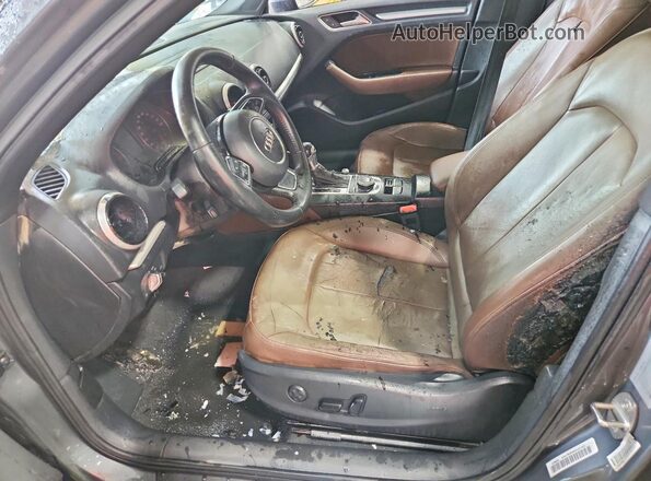 WAUA7HFF1G1050806 2016 AUDI A3 Gray Front interior view