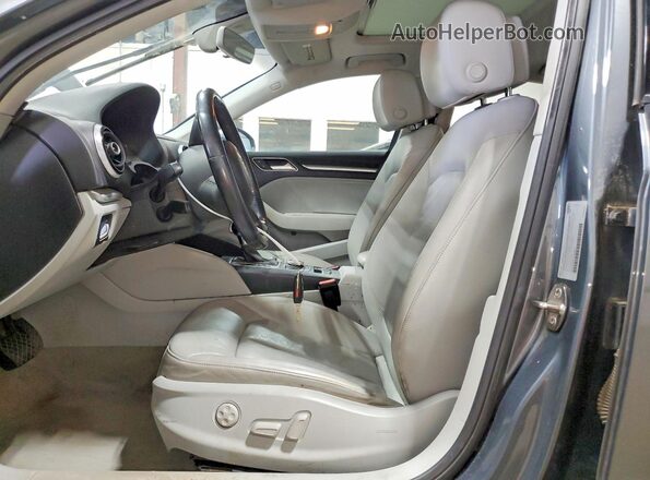 WAUA7HFF7G1050860 2016 AUDI A3 Gray წინა სალონის ხედი