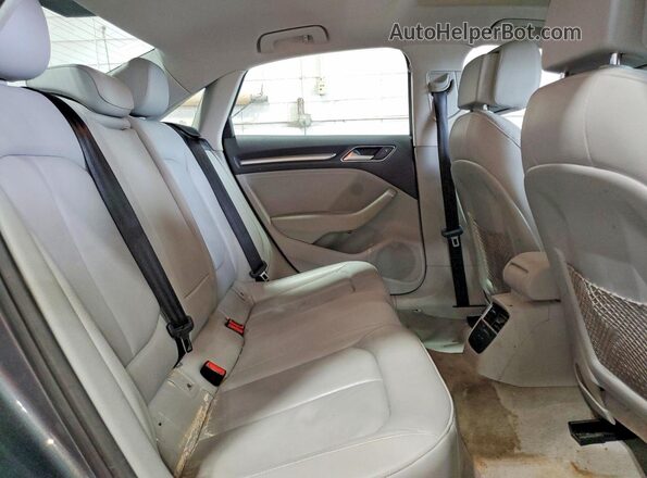 WAUA7HFF7G1050860 2016 AUDI A3 Gray უკანა სავარძლების ხედი