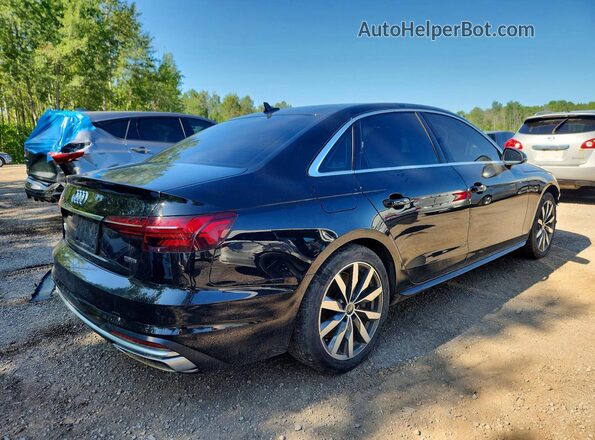 WAUAAAF43PN014714 2023 AUDI A4 Black Задня права чверть