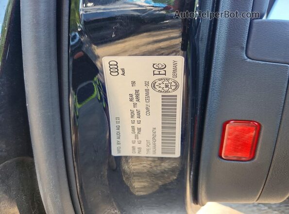 WAUAAAF43PN014714 2023 AUDI A4 Black Вид підкапотного простору