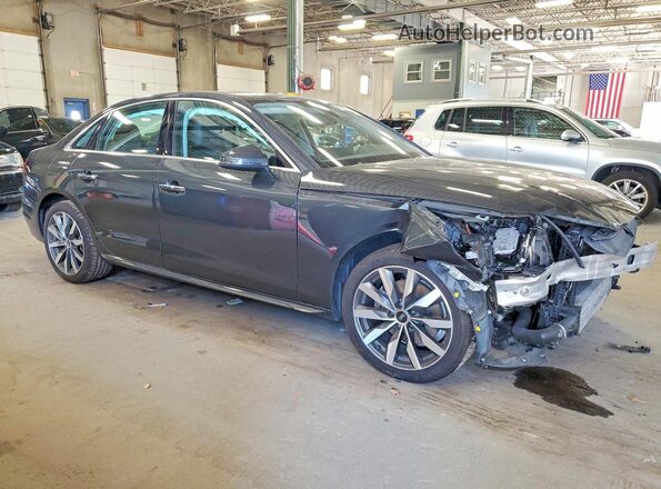 WAUABAF42MN007598 2021 AUDI A4 Черный Передняя правая четверть