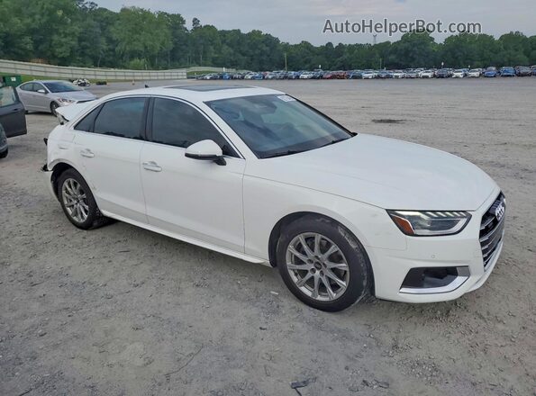 WAUABAF42PN010795 2023 AUDI A4 Белый Передняя правая четверть