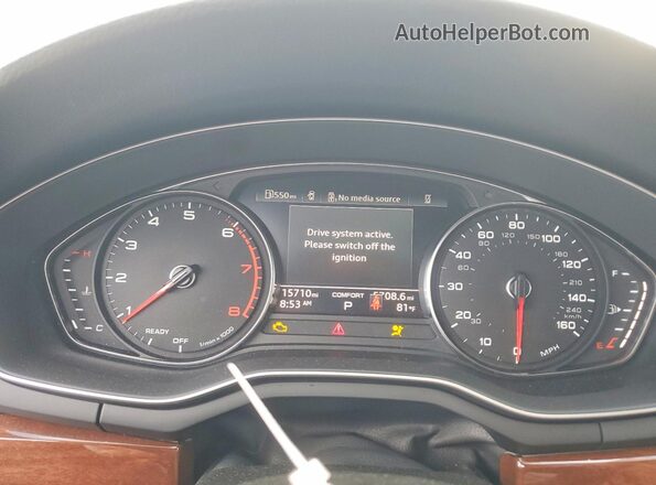 WAUABAF42PN010795 2023 AUDI A4 Белый Вид щитка приборов