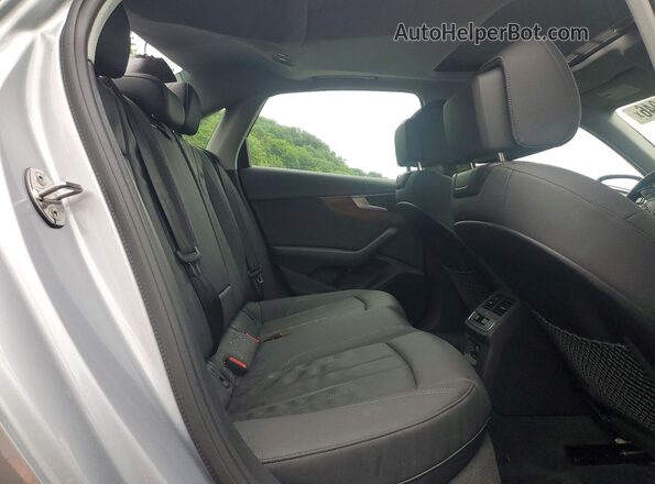 WAUABAF45MA019543 2021 AUDI A4 Silver Rear seats view