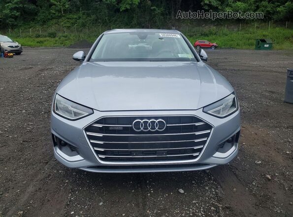 WAUABAF45MA019543 2021 AUDI A4 Silver Front view