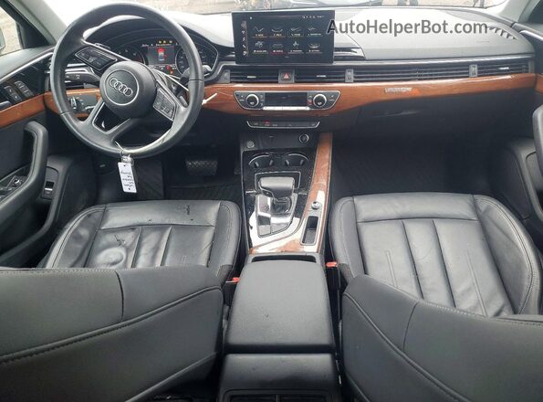 WAUABAF45MA019543 2021 AUDI A4 Silver Dashboard view