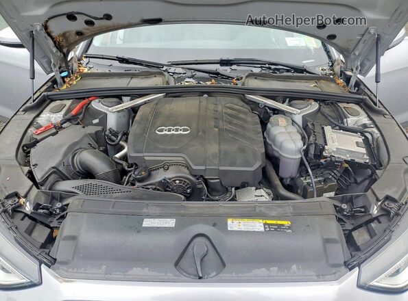WAUABAF45MA019543 2021 AUDI A4 Silver Rear interior view