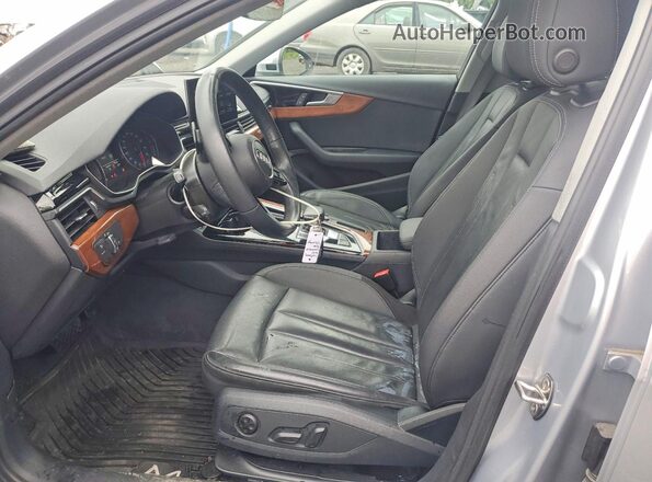 WAUABAF45MA019543 2021 AUDI A4 Silver Front interior view