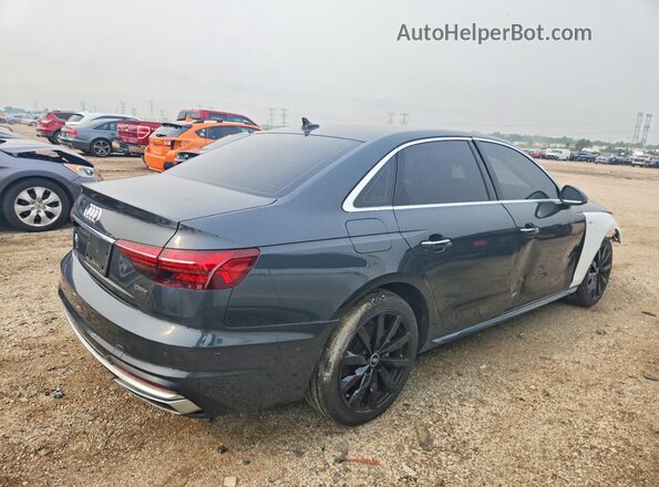 WAUABAF45MA078592 2021 AUDI A4 Серый Передняя правая четверть