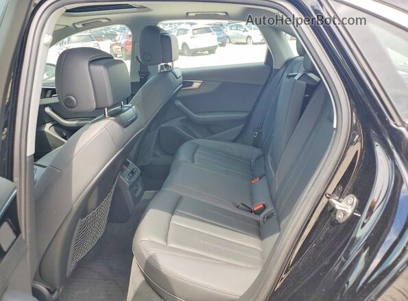 WAUABAF45MN007076 2021 AUDI A4 Black Vista de los asientos traseros