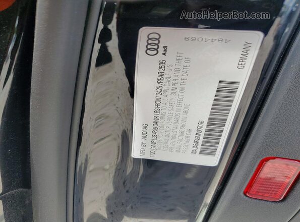 WAUABAF45MN007076 2021 AUDI A4 Black Vista del compartimento del motor