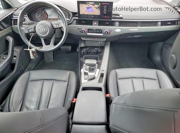 WAUABAF46MA015260 2021 AUDI A4 Gray Dashboard view