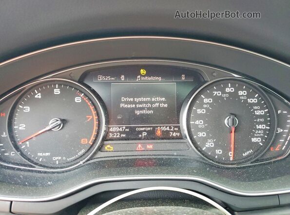 WAUABAF46MA015260 2021 AUDI A4 Gray Instrument cluster view
