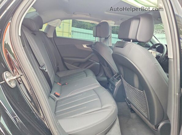 WAUABAF47MA027241 2021 AUDI A4 Black Vista de los asientos traseros