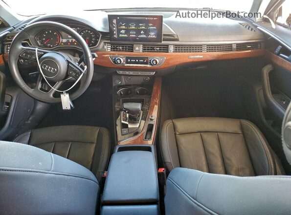 WAUABAF47MN002719 2021 AUDI A4 Black უკანა სავარძლების ხედი