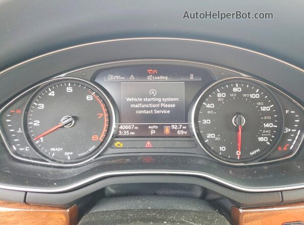 WAUABAF48PN012907 2023 AUDI A4 Синий Вид щитка приборов